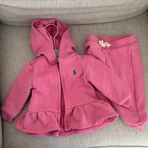 polo Ralph Lauren Pink Baby Hoodie Baby girl 6 months